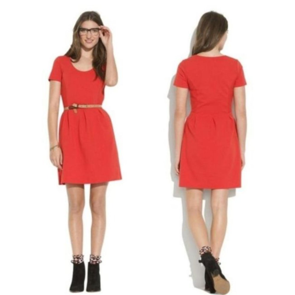 Madewell Bistro Dress - Red